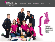 Tablet Screenshot of camilla.fi